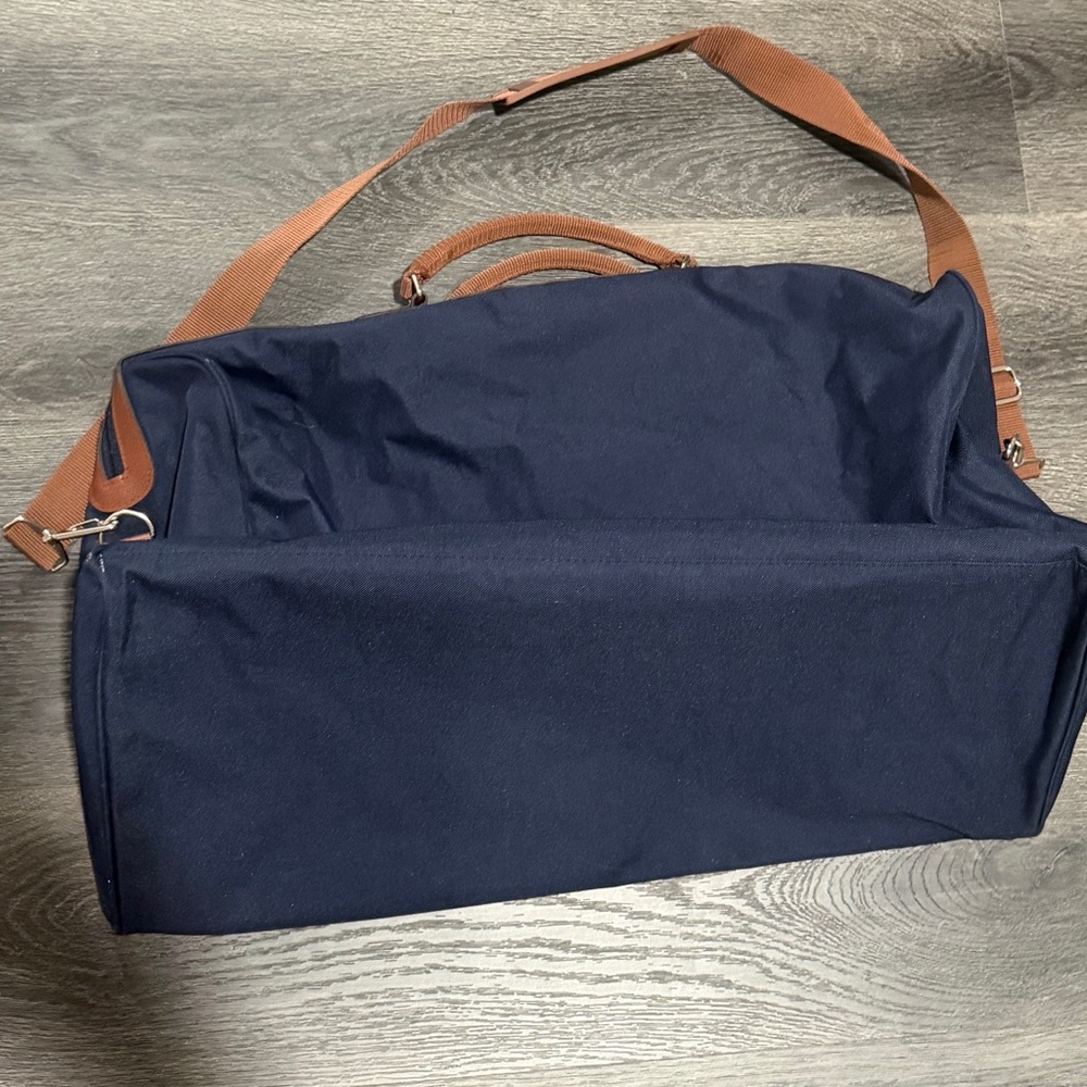 Polo Ralph Lauren Blue and Brown Duffel Bag - Picture 2 of 4